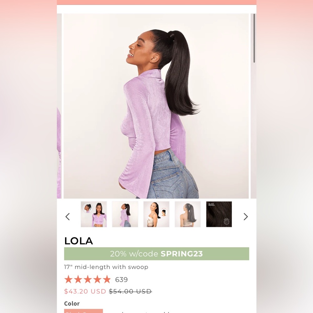 Insert name here hair: Lola